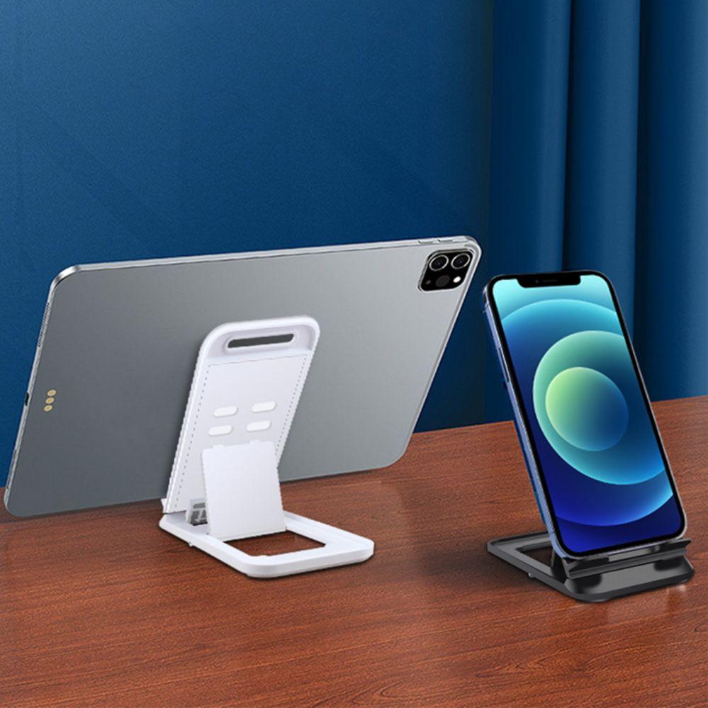 Thumbnail - Hurtel Universal foldable standing stand - white, Smartphone Halterung, Weiss