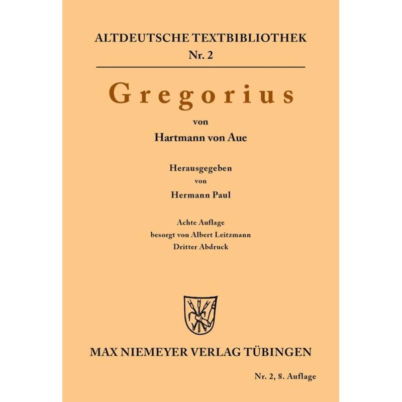 Gregorius, Fachbücher von Hartmann von Aue