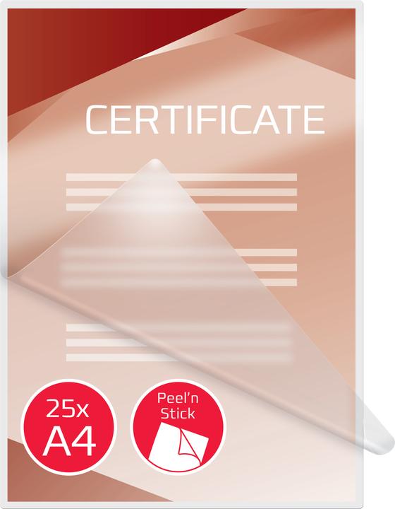 Image du produit GBC POUCHE PEEL'N STICK - matt (A4, 25 pcs, 75 µm)