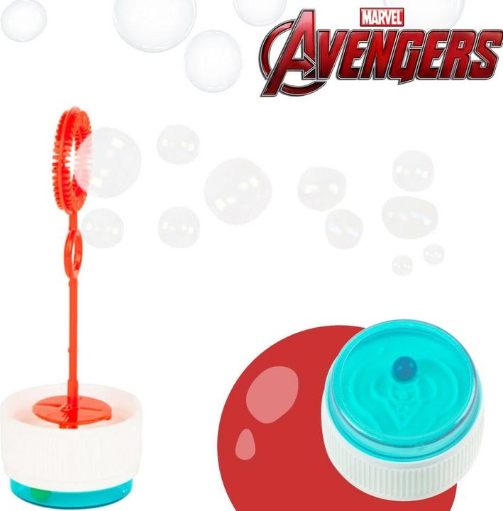 Actual product image Seifenblasen-Set The Avengers 3,8 x 11,5 x 3,8 cm (6 Stück)