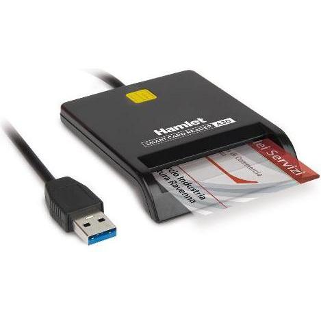 Hamlet HUSCR-A30 (USB), Lettore di schede di memoria, Nero