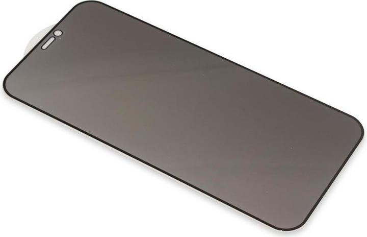 MobileParts Panzerglas Privacy (1 Stück, Apple iPhone 12 Pro Max)