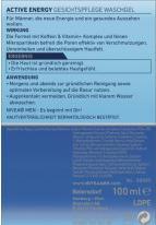 Nährwerte und Zutaten NIVEA Skin Energy (Reinigungsgel, 100 ml)