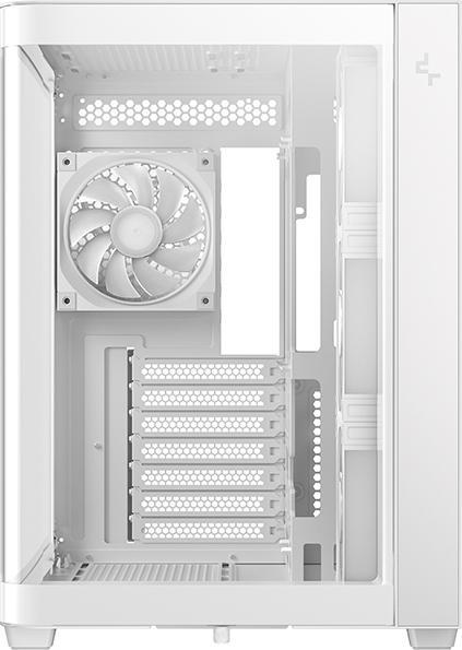 Produktbild Deepcool " CG530U 4F WH ATX Curved Glass Panoramic Case White" (ATX, ITX, Micro ATX (mATX))