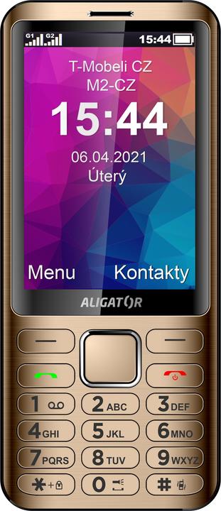 Image du produit Aligator D950 (3.5") Gold Senior phone (3.50", 2 Mpx)