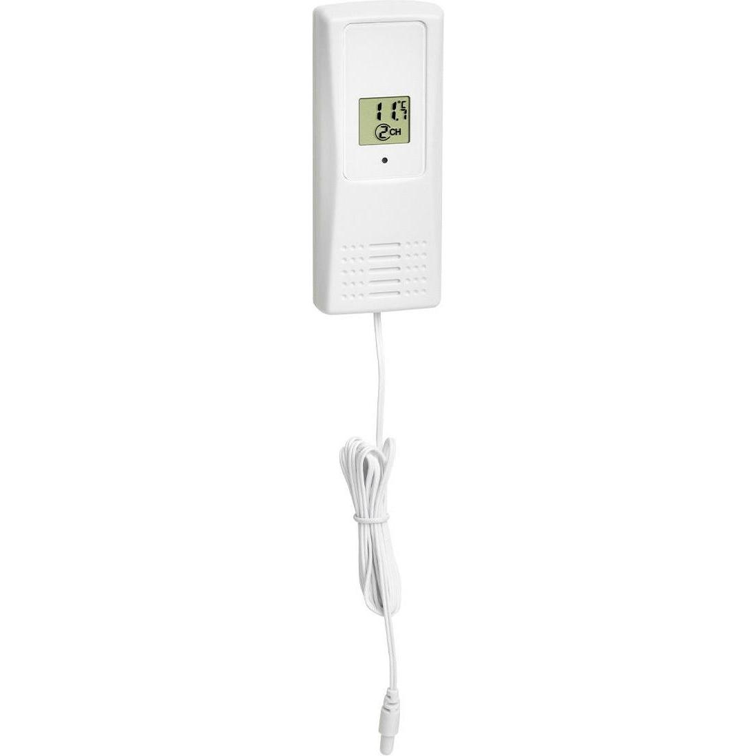 TFA Funk Kabel-Temperatursender 30.3229.02 fÃ¼r Trio, Klima Monitor, Venice, Wetterstation Zubehör, Weiss