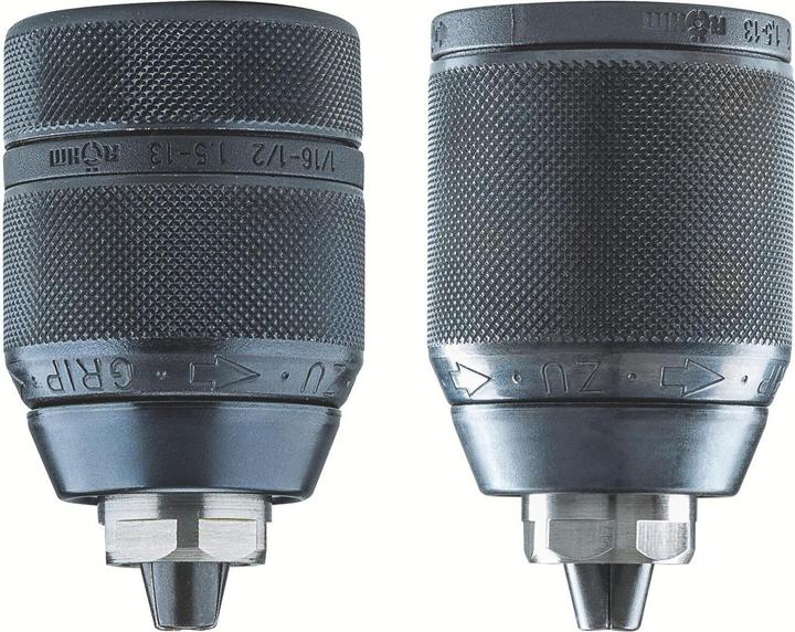 Actual product image Röhm Keyless drill chuck Clamping Ø 1.5-13 mm 1/2″ - 20 mm for clockwise and anti-clockwise rotation
