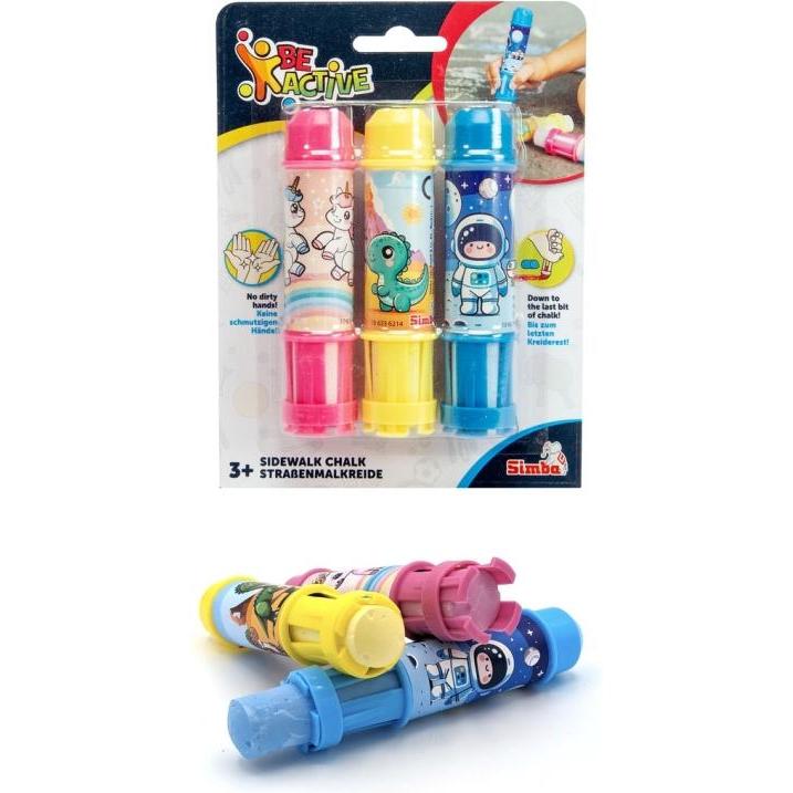 Thumbnail - Simba, Malstifte, 3 Strassenmalkreide-Halter (3 x)