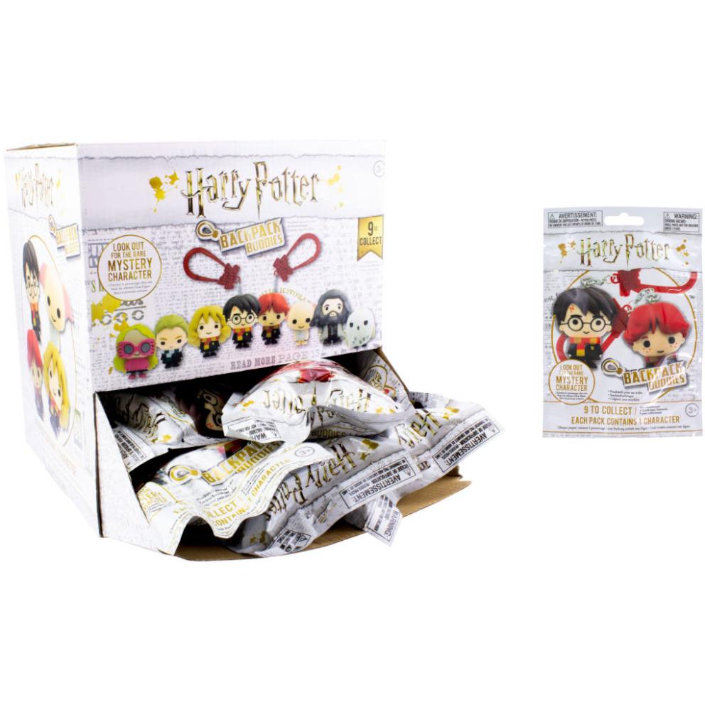 Paladone Products, Portachiavi, Ciondolo con figura di Harry Potter Mystery Backpack Buddies selezione casuale, Multicolore