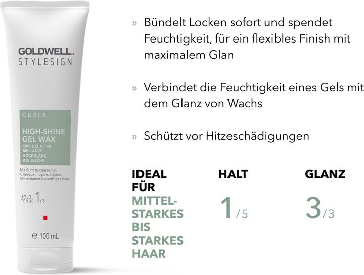 Actual product image Goldwell StyleSign Curls High Gloss Gel Wax (Hair gel, Hair wax, 100 ml)