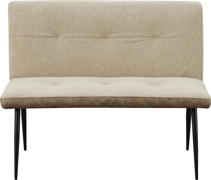 Produktbild HTI-Living 2-Sitzer Bank Antikbraun/Taupe Joschka (112 cm)