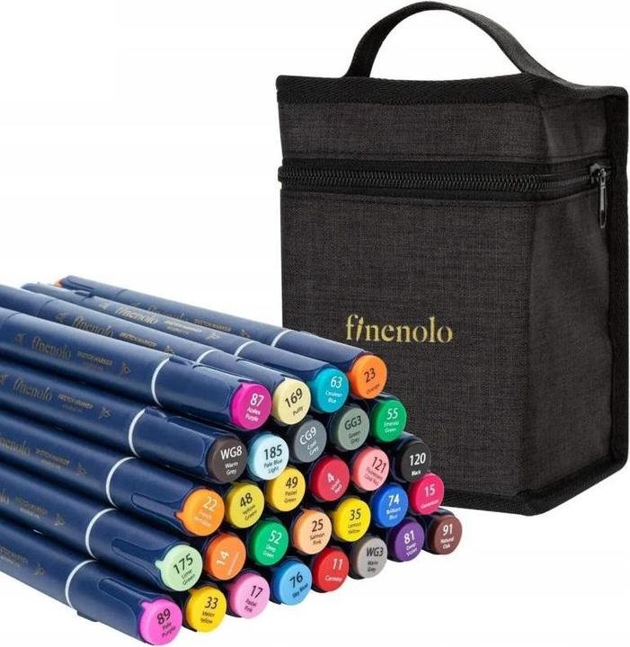 Produktbild Deli Doppelseitige künstlerische Marker 30 Farben (30x)