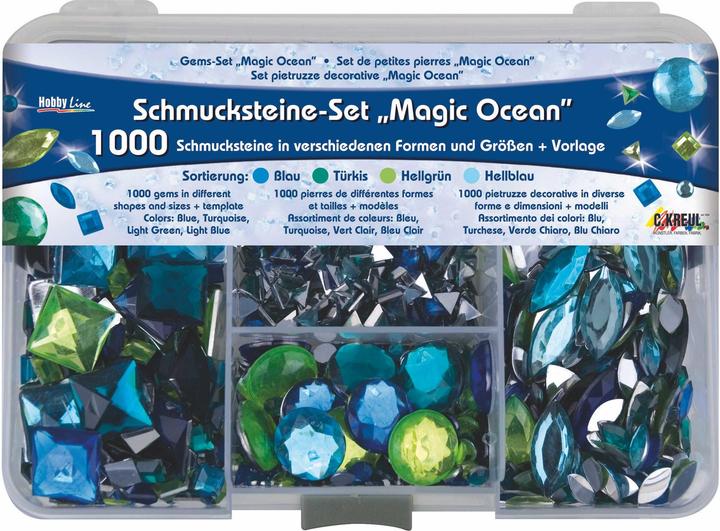 Image du produit Kreul Set de pierres précieuses multicolores