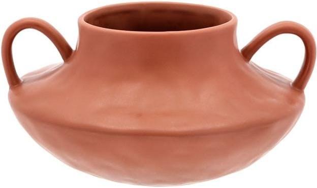 Actual product image Villa Collection Vase with handles 15.5 cm, terracotta