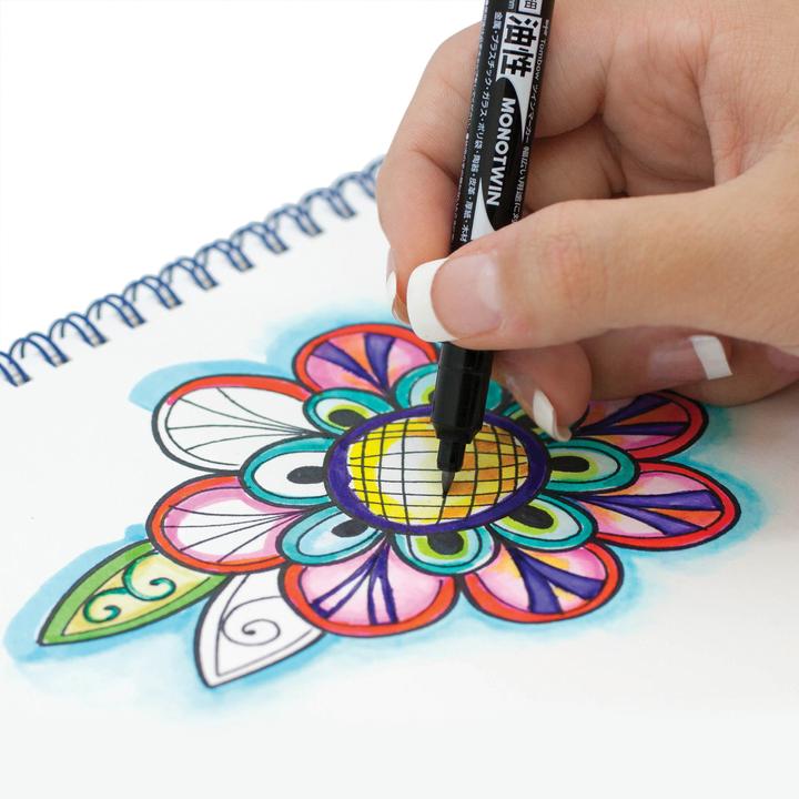 Produktbild Tombow Permanent-Marker MONO twin Rot (Rot, 1 x)