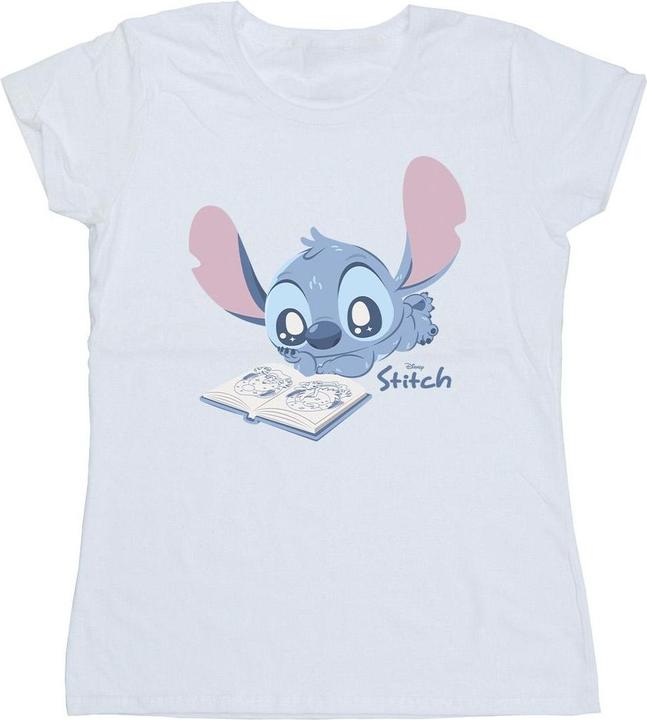 Produktbild Lilo & Stitch Reading Lying Down TShirt (L)