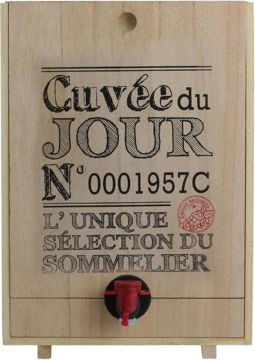 Actual product image Cook Concept wooden wine dispenser 5l, 2-fold assorted