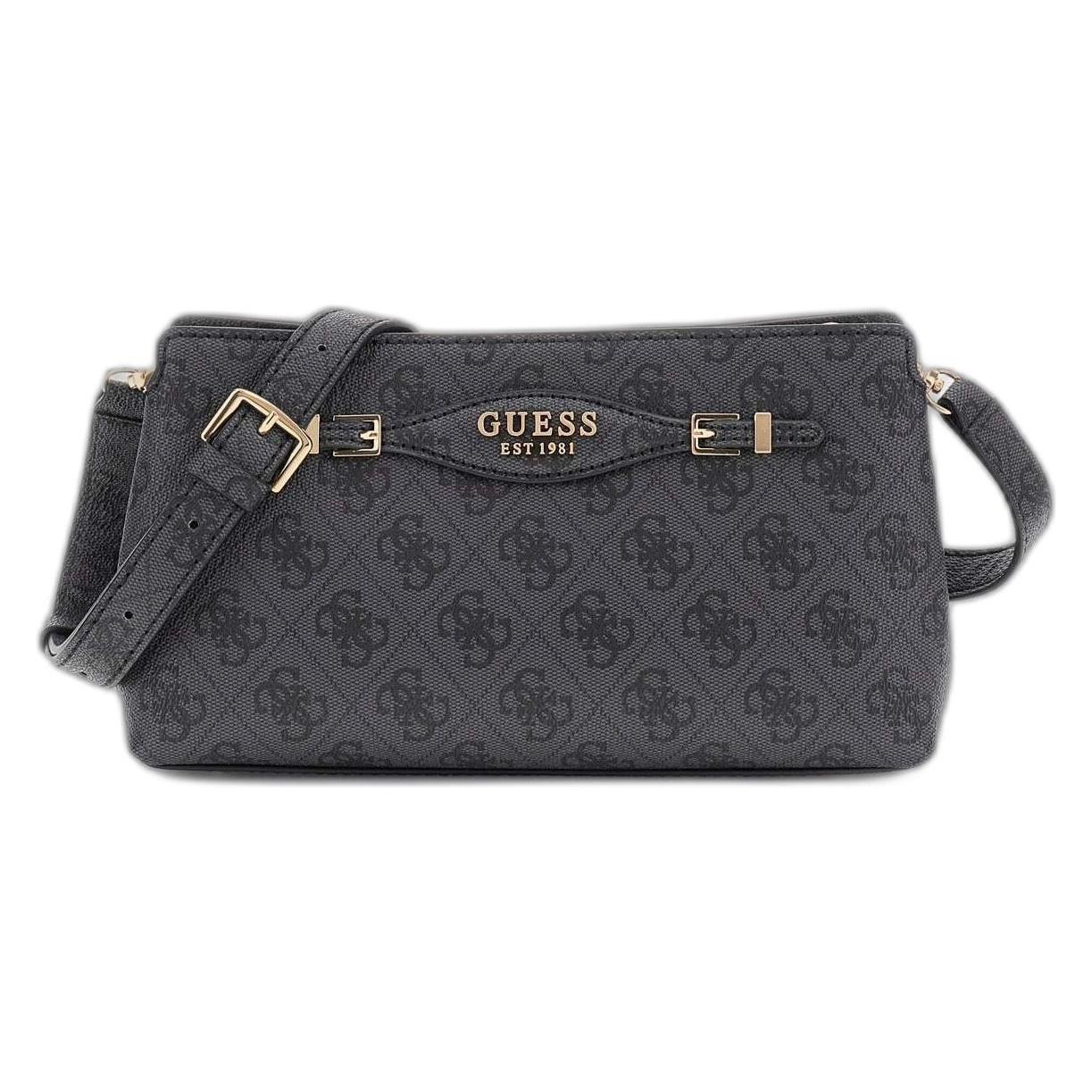 Guess, Damen, Handtasche, Katya Crossbody Top Zip, Weiss