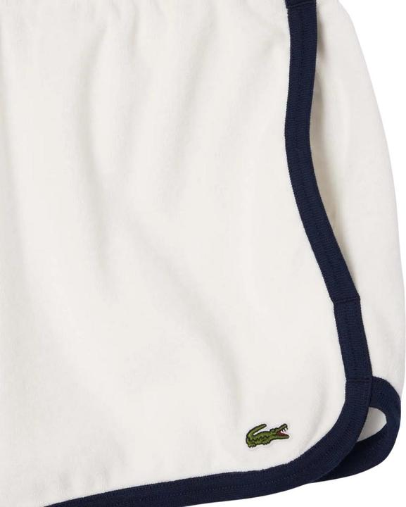 Actual product image Lacoste Womens/Ladies Terrycloth Contrast Detail Shorts (36)