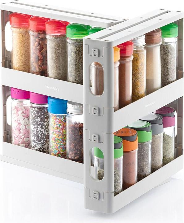 Actual product image InnovaGoods Sliding and swivelling spice rack