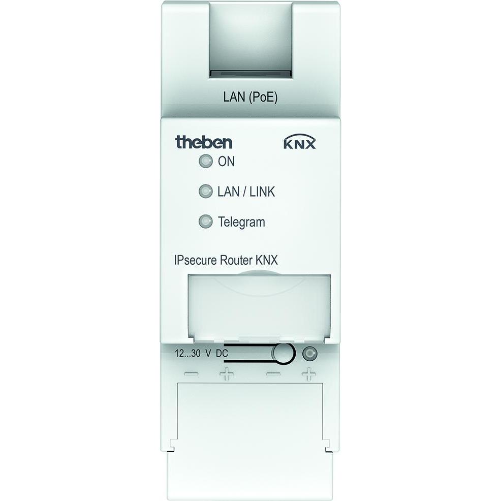 Theben, Programma di commutazione degli accessori, IPsecure-Router KNX
