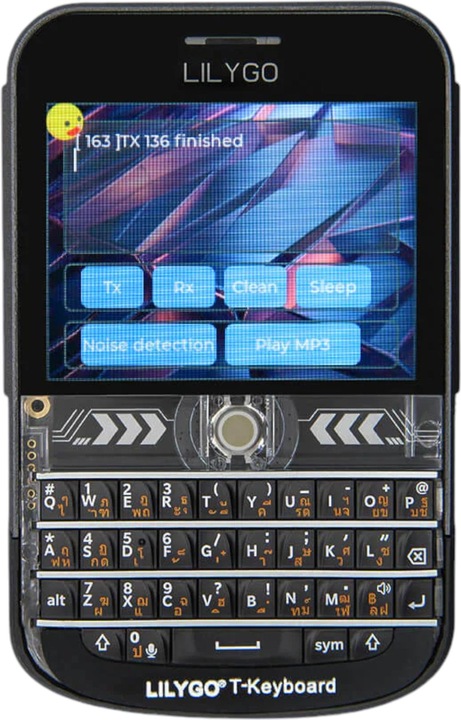 Actual product image Lilygo T-Deck Plus ESP32-S3 868MHz LoRa module with 2.8 inch display for Meshtastic