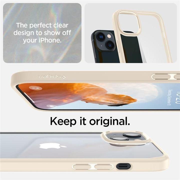 Actual product image Spigen Ultra Hybrid Case for Apple iPhone 14 Plus - sand beige (Apple iPhone 14 Pro)