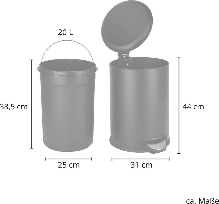 Actual product image Svita T20 Treteimer mit Inneneimer (20 Liter) (20 l)
