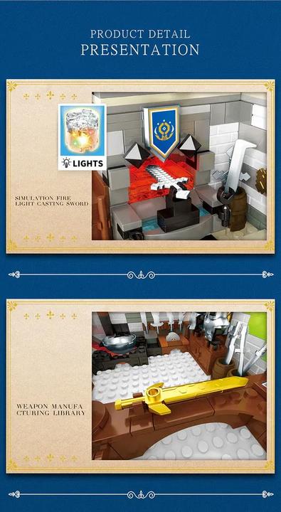 Actual product image ReoBrix Medieval forge