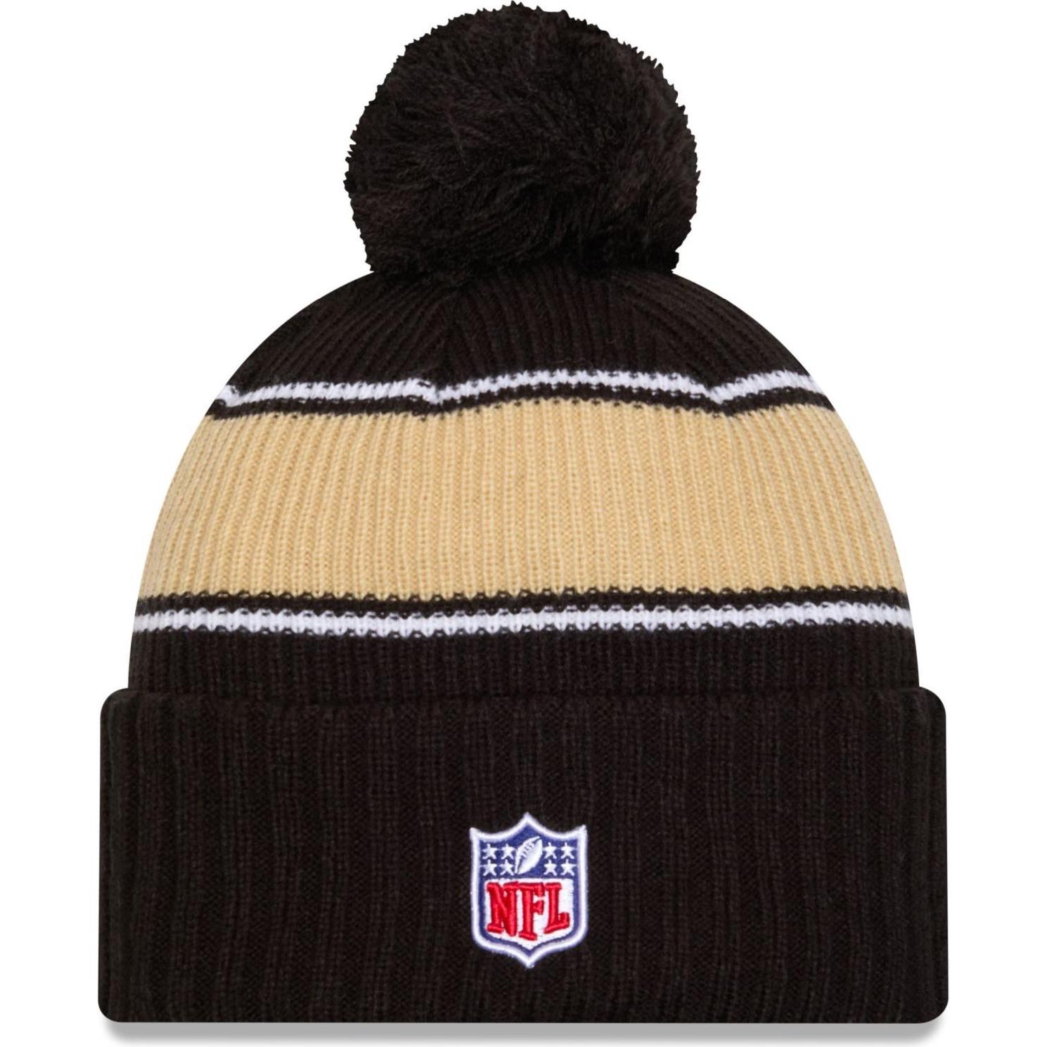 Thumbnail - New Era, Herren, Mütze, NFL Sideline Winter Mütze New Orleans Saints, Schwarz