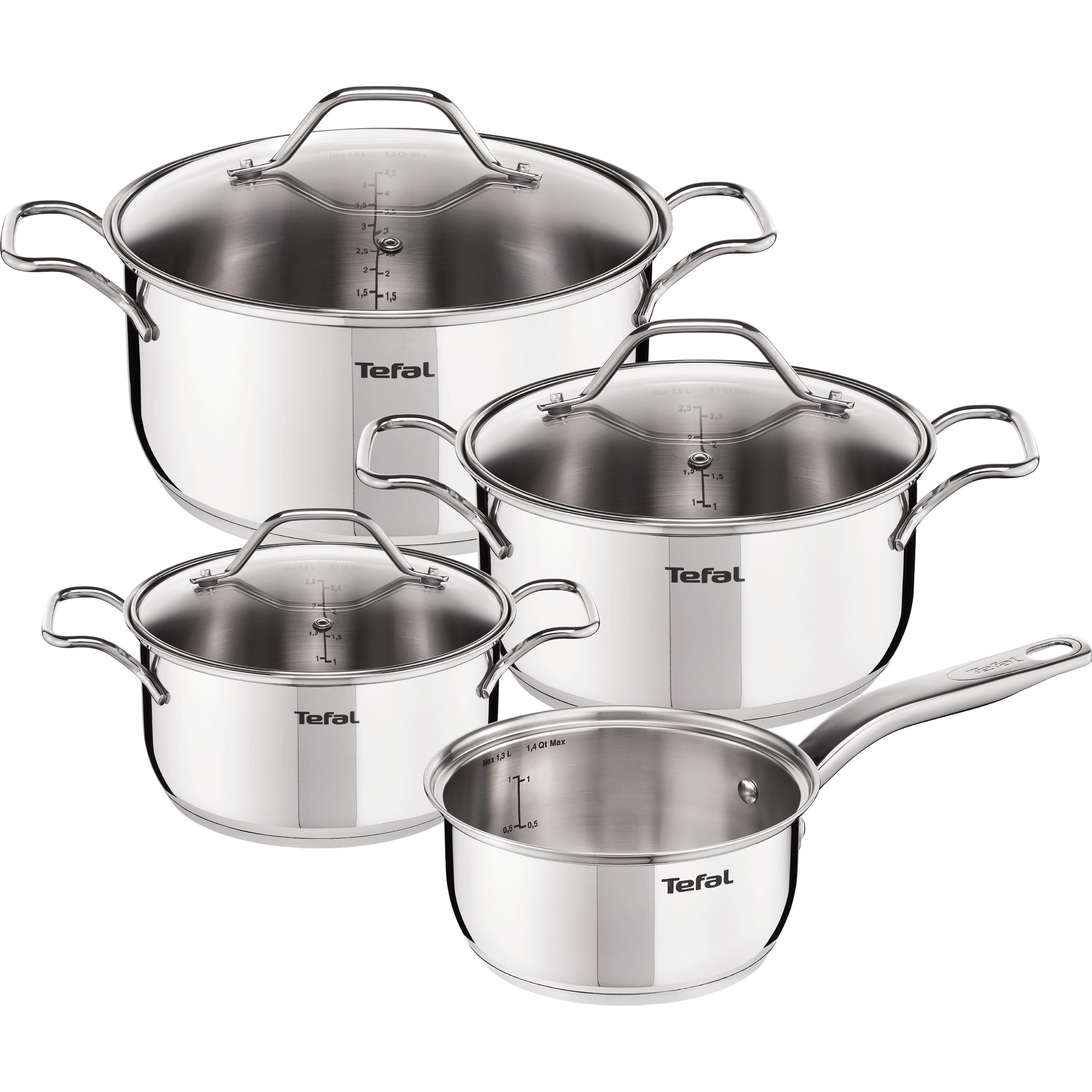 Thumbnail - Tefal Intuition, Pfanne + Kochtopf, Silber