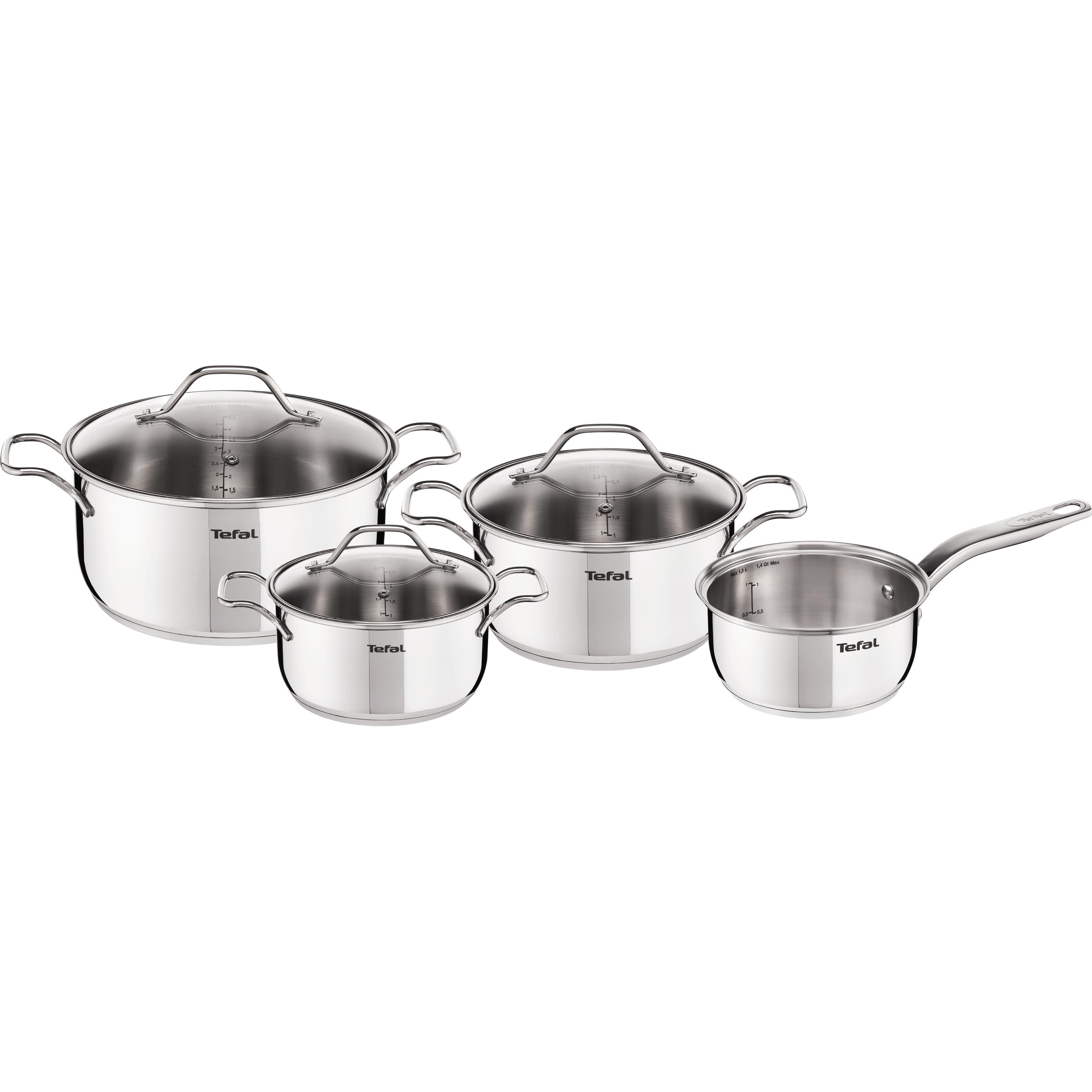 Thumbnail - Tefal Intuition, Pfanne + Kochtopf, Silber