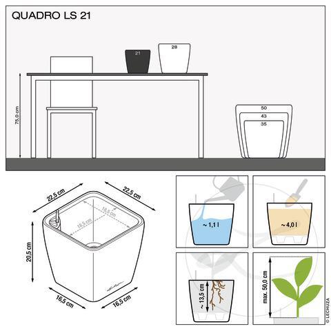 Produktbild Lechuza Quadro LS 21 (22.50 cm)