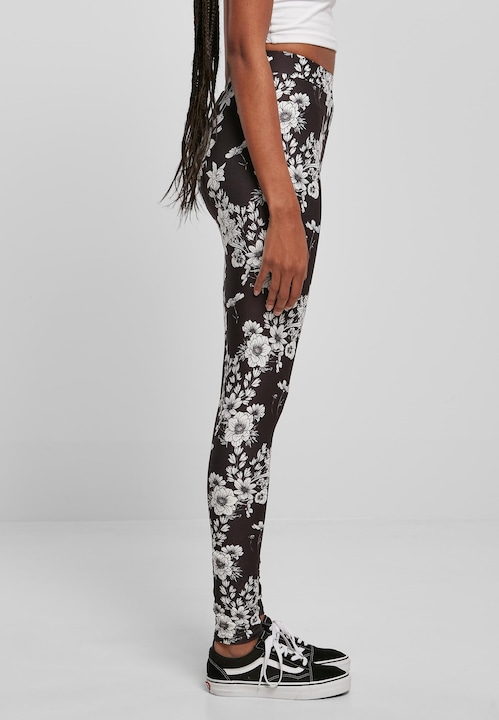 Actual product image Urban Classics Ladies Soft AOP Leggings (XS)