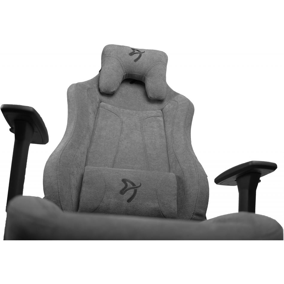 Thumbnail - Arozzi Vernazza Soft Fabric, Gaming Stuhl, Grau