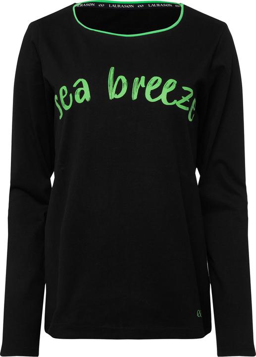 Produktbild Laurasøn T-Shirt, Regular Fit, Statement Print, Rundhals, Langarm, OEKO-TEX (S)