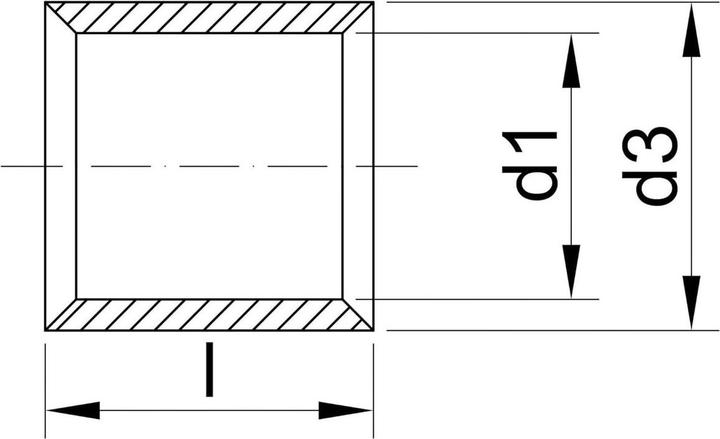 Produktbild Kalitec 10 Stück L7-P Parallelverbinder 35mm² I Verbinder unisoliert I Quetschverbinder blank I Kabe