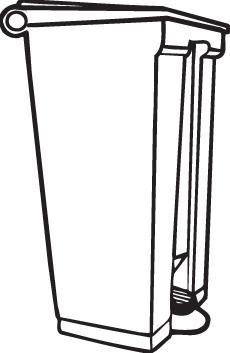 Actual product image Vepa Bins Industrie-Treteimer (87 l)