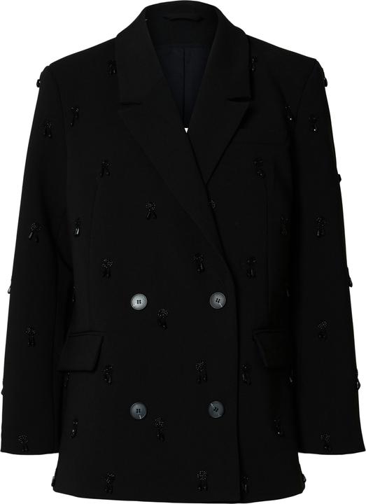 Actual product image Selected Femme Embellished double-breasted blazer (40)