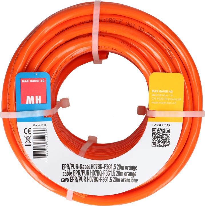 Actual product image Max Hauri EPR/PUR cable H07BQ-F (20 m)