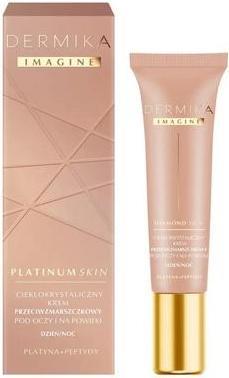 Actual product image Dermika DERMIKA Imagine Platinum Skin ciekłokrystaliczny krem przeciwzmarszczkowy pod oczy i na powieki Plat (15 ml)