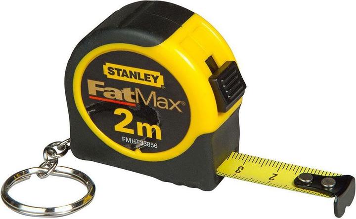 Produktbild Stanley Flexometer FatMax Schlüsselanhänger Mini Kautschuk ABS (2 m x 13 mm) (2 m)