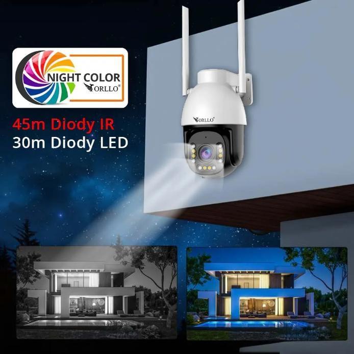 Orllo Outdoor Rotatable Zoom IP Camera x10 Z9 ULTRA