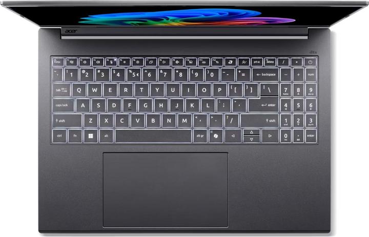 Actual product image Acer Aspire 16 AI OLED (16", 1000 GB, 32 GB, DE, Intel Core Ultra 7 258V)