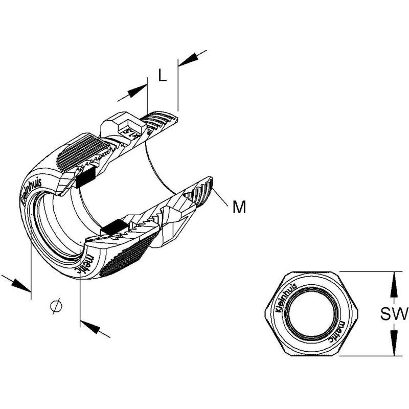 Thumbnail - HKL, Kabelverbindung, Kabelverschraubung