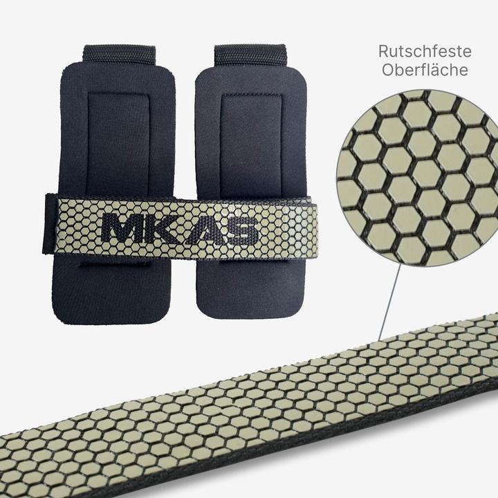 Actual product image Hermex Powerlifting Straps Wrist Support Pulling Aid