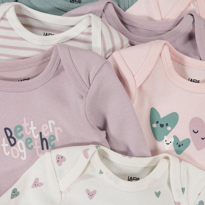 Produktbild La Redoute Collections 7er-Pack Bodys mit langen Ärmeln (80)