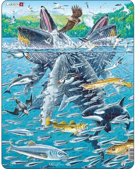 Actual product image Larsen Herring & Humpback Whales (140 pieces)