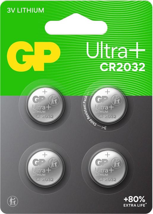 Actual product image GP Batteries CR 2032 (4 pcs., CR2032, 220 mAh)