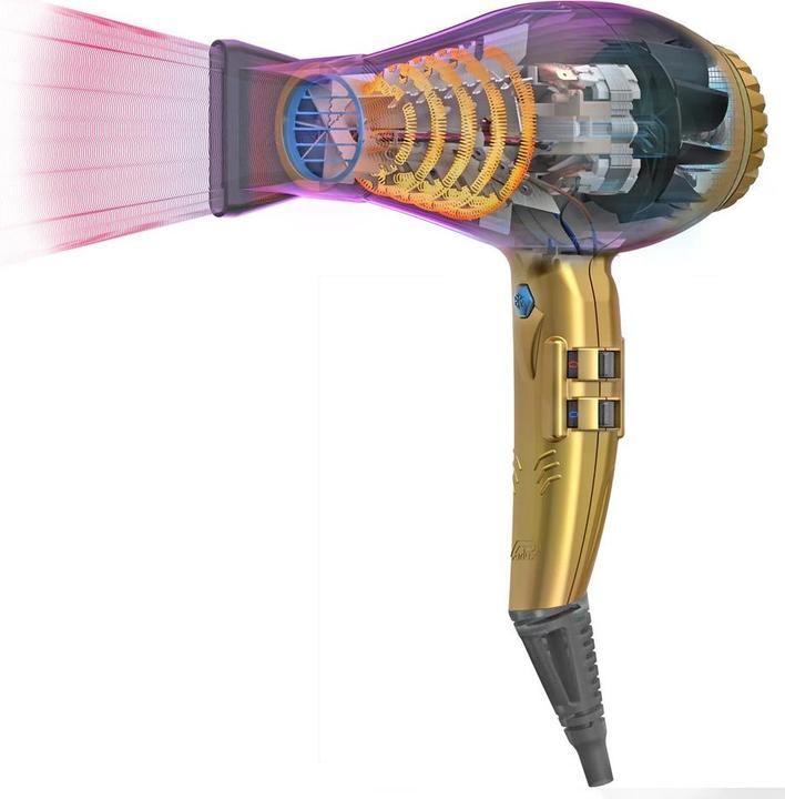 Actual product image Parlux Hairdryer Alyon Ionic, gold with Magic Sense (2250 W)